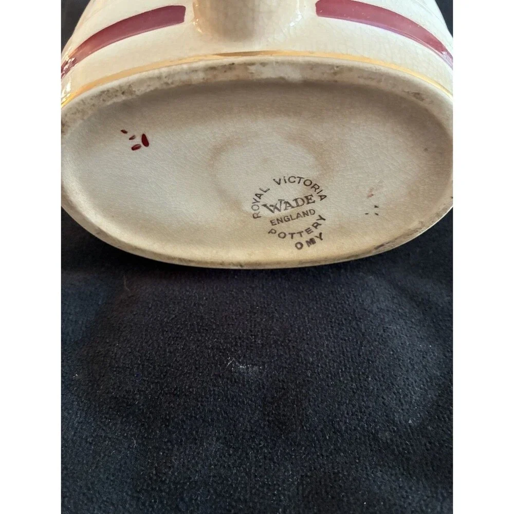 Vintage Wade England Port Decanter Royal Victoria Pottery with Tap